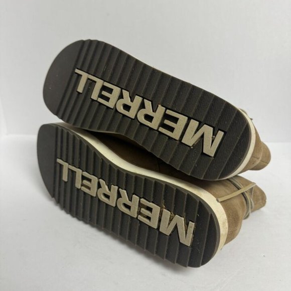 Merrell Womens Juno Bluff Polar Waterproof Boot Camel Size 10.5 M - Picture 4 of 5